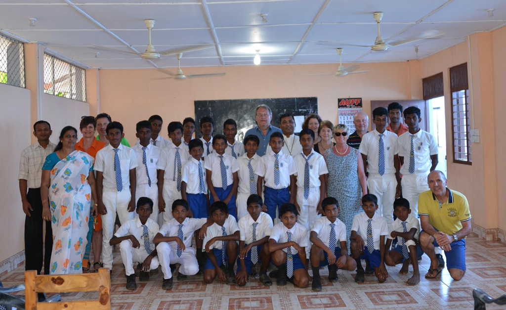 Schüler und Besucher im St. Joseph's College
